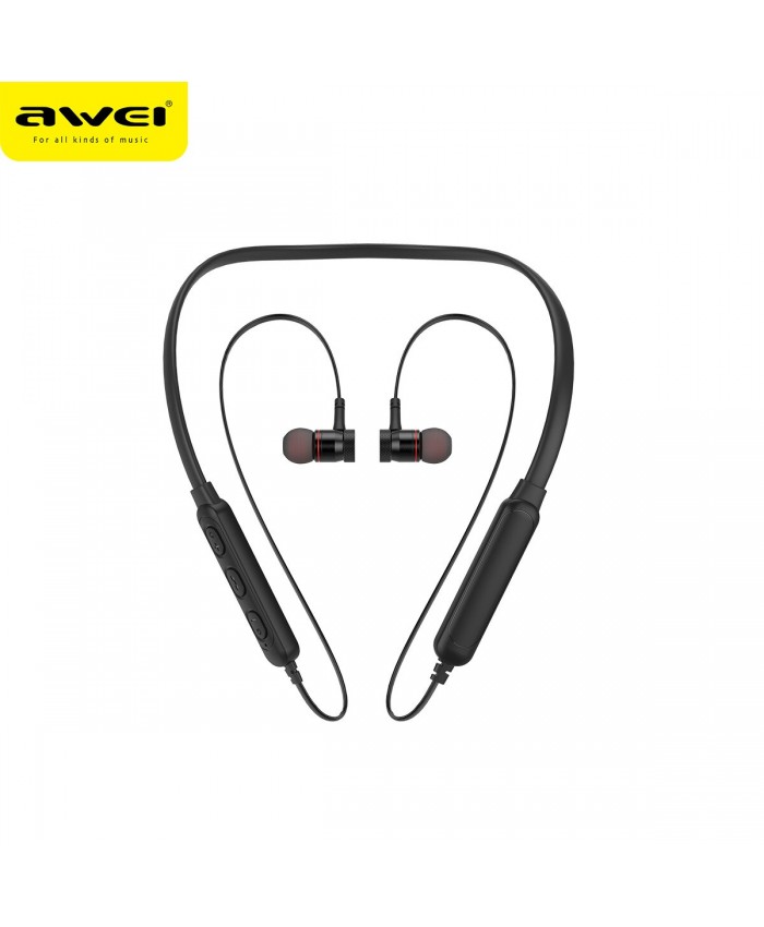 AWEI G10BL Stereo bluetooth Earphone Sports Hands Free 3D Stereo Earphone With Mic Noise Cancelling Wireless Earbuds